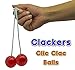 You Get 1 Clackers Balls on a String- Colors May Vary