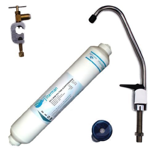 Under Sink Water Filter System, Modern Swan Neck Chrome Tap