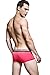 Sandbank Men's Sexy Lingerie Cotton Tie Rope Cute Boxer Brief Underwear Panties (US L , Tag XXL, Red #1)