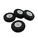 Aircraft wheel - TOOGOO(R) RC Model Plane Aircraft 75mm Dia Foam Wheel Replacement Black Gray 4 Pieces
