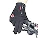 Cycling Gloves, Waterproof Touchscreen in Winter Outdoor Bike Gloves Adjustable Size