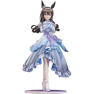 ファット・カンパニー ウマ娘 プリティーダービー スケールフィギュア ［Glacialis Vega］アドマイヤベガ プラスチック製 塗装済み完成品 1/7スケール 専用台座付属 全高約260mm