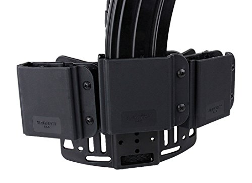 Blade Tech Industries Revolution Triple Thigh Rig Vertical Fits AR-15 Magazine Pouch, Right, Black Blade Tech Industries Revolution Triple Thigh Rig Vertical Fits AR-15 Magazine Pouch, Right, Black