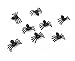 Fireboomoon 220pcs Mini Plastic Spider, Spiders Party Favor mini Plastic,mini Party Favors,Plastic Spiders Halloween,Party Favors,Halloween Spider,Plastic Spiders,Halloween Plastic,mini Spiders