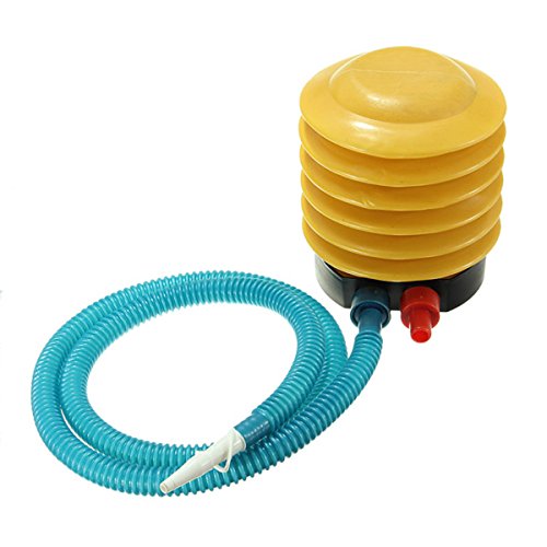 dDanke Portable Plastic Bellows Foot Air Pump with Hose for Sport Balls Air Bed Pool Inflatables Yoga Pilates Rafts Quick Fill
