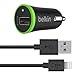 Belkin Apple Certified Car Charger with 4-Foot Lightning to USB Cable (2.1 AMP / 10 Watt)