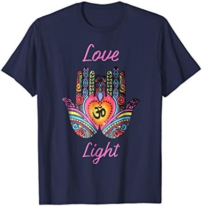 Love and Light hippie Mandala Spiritual and Ritual T Shirts