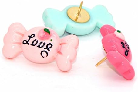 10 Pcs Creative Office Decorative Thumbtacks Mushroom Pushpins for Home Office Cork Board Photo Wall (Bow)