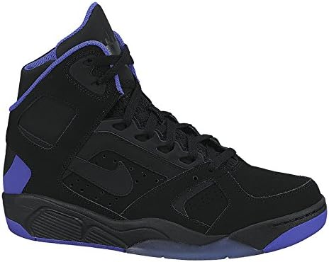 Nike Men's Air Flight Lite High Black/Persian Violet Basketball Shoe 10 Men US