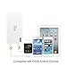 Power Bank, Wotmic 10000mAh Portable External Battery Charger Two-outputs Fast Charging Lightweight Battery Pack Snow White