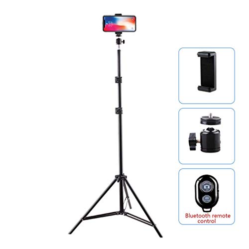 XYSQWZ Metall-Handy-stativ Tragbares Tragbares Handheld-stativ - Bluetooth-Steuerung Schwarzes Live-Broadcast… – Bild 8
