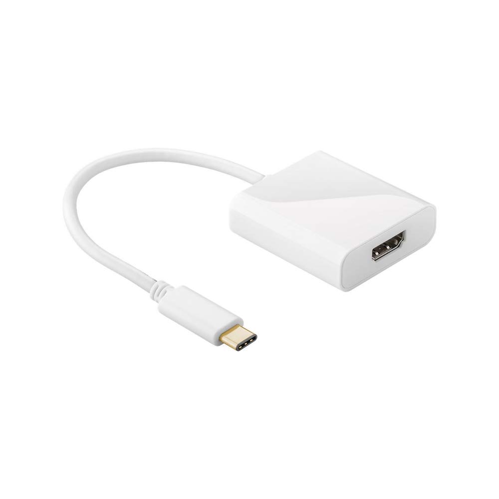 Goobay 66259 USB-C HDMI Adapter, White