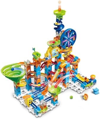 80-542349 Marble Rush Ultimate Set Electronic XL100E, Circuito de canicas, Juguete de construcción niños +4 años, Versión ESP