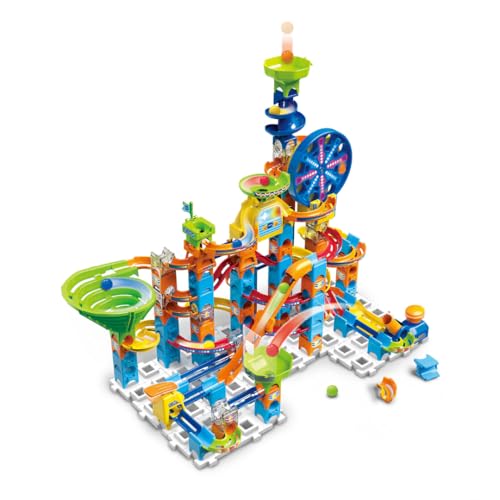 80-542349 Marble Rush Ultimate Set Electronic XL100E, Circuito de canicas, Juguete de construcción niños +4 años, Versión ESP