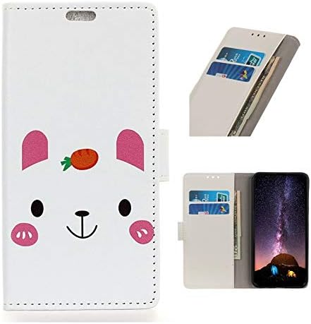 Meipa Time Oppo A5s AX5s Case Precious Cartoon Rabbit Owl Wolf Flowers Pattern Showy PU Leather Wallet Stand Protective Cover (Pattern : 3)