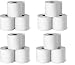 1InTheOffice Adding Machine, Register, and Calculator Rolls 2 1/4" x 130' 1-Ply, 12/Pack (130')