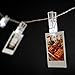 Letsun LED Photo Clips String Lights, Indoor Fairy String Lights Party Lights for Hanging Cards Photos Memos, Perfect Gift for Christmas, Bedroom Dorm Decoration,11.5feet,Battery Operated,Warm White