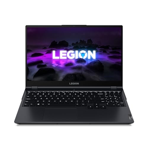 Lenovo Legion 5 Gen 6 Gaming Laptop 39,6 cm (15,6 Zoll), FHD 120Hz (AMD Ryzen 5 5600H, 8GB RAM, 512GB SSD, NVIDIA GeForce RTX 3060-6GB, WiFi 6, Windows 11 Home) Blau/Schwarz - Portugiesisch