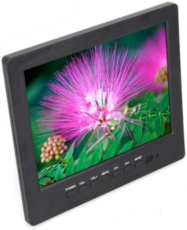 Hopezone 8" Color LCD HD Monitor Screen VGA BNC Video Audio for PC,CCTV Camera,VCD,DVD