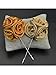 S&E Fashion Men Rose Floral Lapel Stick Brooch Pin Suit Tuxedo Corsage Accessory