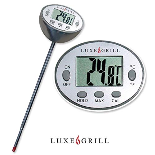 Luxe Grill Digital Meat Thermometer - Cooking And BBQ - Instant Read Digital Thermometer