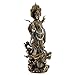 Top Collection Quan Yin on Dragon Statue - Kwan Yin Asian Goddess of Mercy and Compassion in Premium Cold Cast Bronze- 14-Inch Avalokiteshvara Collectible Figurine