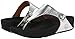 FitFlop Women's The Skinny Flip Flop, Silver, 7 M US