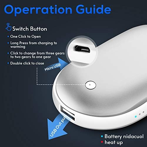 A hand warmer with pocket, emitting heat.