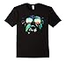 Mens English Bulldog Neon Dog Shirt Large Black