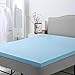LANGRIA 3-Inch Gel-Infused Memory Foam Mattress Topper CertiPUR-US Certified Gel Memory Foam, Removable Zipper, Hypoallergenic Bamboo Cover (Queen)