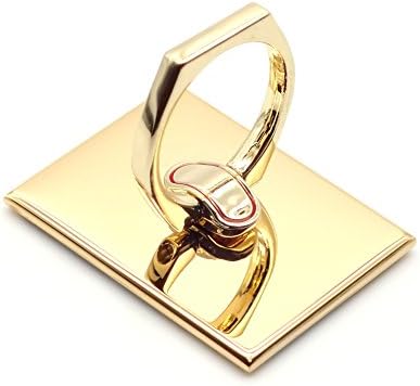 COSMOCAT Steel Ring Stand Holder for iPhone &amp; Android Smartphone - Easy to Unstick Model (Gold)
