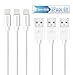 iPhone Charger, M-Better Upgraded 3Pcs 6Ft Lightning to USB Charging Cable, Syncing and Charging Cord for iPhone 7 7 Plus 6s Plus 6 SE 5s 5c 5 iPad Air Mini 4th Gen iPod (White）