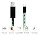 Android Charger Lingoboi 3.0ft/0.9m Powerline Micro USB-Durable Visible Flowing LED EL Light Micro USB Sync Data Charging Cable for Samsung, Sony,LG, ,HTC,Android Smartphones and More(Black/Green)