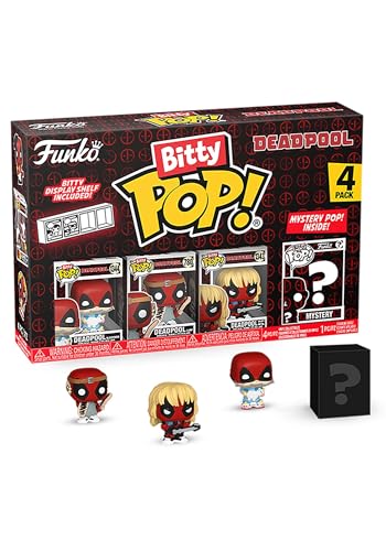 Funko Bitty POP! 4 Pack: Marvel - Deadpool Sleepover, LARP, Heavy Metal