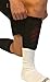 (2 Pair Pack) CrossBones Sports Shin Guard Sleeves for Soccer (Black)