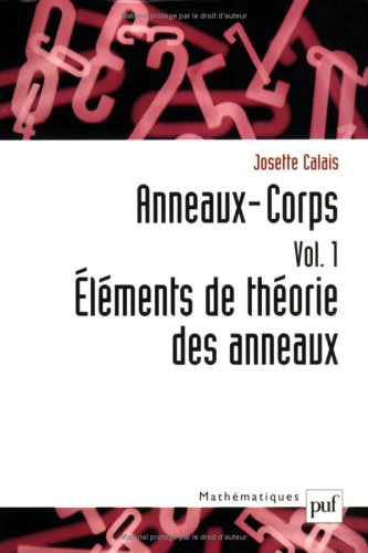 Éléments de théorie des anneaux