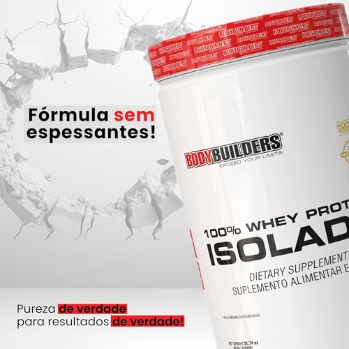 Whey Protein 100% Isolada Chocolate 900g - Bodybuilders