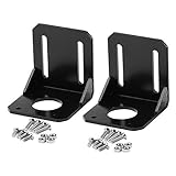 LANMU Nema Mounting,Nema Mounting Bracket,Nema 17 Stepper Motor Mount,Mounting Bracket for Nema 17 Stepper Motor with M3 Screws,Screw Mount for 42mm Nema 17 Stepper Motor- 2Pack