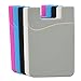 Phone Card Holder Cell Phone Pocket iPhone Wallet Adhesive Credit Card Sleeve Stick-on Wallet on The Back of Phone/Case of iPhone,Samsung,LG,BLU,Piexl,Moto,Huawei(Mix 5PCS)