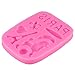 Mujiang Eiffel Tower Cake Decorating Molds Poodle Gum Pastry Paris Silicone Fondant Mold