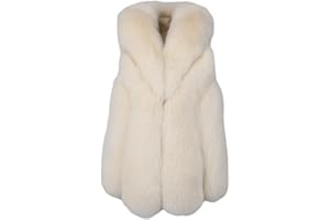 Fashion Autumn Winter Jacket Women Real Fur Coat Thick Warm Natural Fox Fur Vest Outerwear Streetwear-5jk