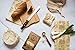 Organic Beeswax Food Wraps by KOBEE - Reusable, Biodegradable, Plastic-Free, Non-Toxic Bees Wax Food Wrappers - Extra Large 4 Pack - Bread Wrap, Large, Medium, Small, Zero-Waste Food Storage