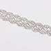 Boosic Crystal Wide Choker Necklace Lace Collar Necklace Jewelry for Women