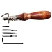 Leather Groover Tool,Knoweasy 7 in 1 Pro Stitching Groover and Creasing Edge Beveler,Leather Edge Stitching Tool primary