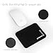 Grifiti Slim Wrist Pad 5 5 x 4 x 0.25 Smooth Skin and Non-Skid Neoprene Base Wrist Rest for Apple Magic Trackpad, Mobee Numpad, Power Bar, Poo, SIIG, AzioGMYLE,