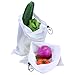 Multiple Sizes Produce Bags Mesh Storage Bags, Set of 12