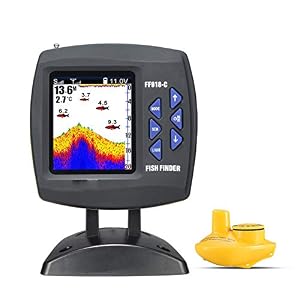 Jingling Fishinder Câblé Grand écran Sondeur Sondeur Détecteur De Poisson Moniteur Echo Sondeur Pour La Pêche D’un Bateau