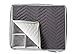 China Tea Cups and Plates Storage Set - Deluxe Quilted Microfiber - Grey, with Braidz Foam Padding