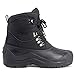 POLAR Mens Snow Waterproof Duck Hiking Bean Hiker Walking Short Ankle Boots - Black - US10/EU43 - YC0439
