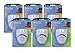 Amerelle Motion Sensor Night Light, 6 Pack – Plug In Motion Sensor Light Automatically Activated When Movement is Detected – LED Lights, Saves Energy, Wide Detection Zone – White Finish, 73092CC